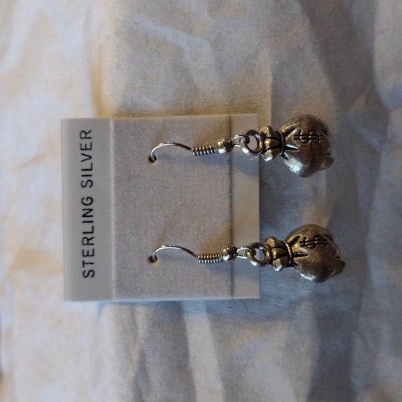 Money Bags Earrings - Picture 2 of 3